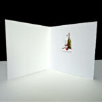 Celebration Bottles & Red Rose 65th Birthday Card