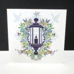 Christmas Morning Lantern Single Card