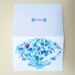 Chintz Anglais Fan Handmade -Mother's Day Card