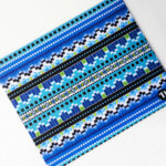 Mouse Mat - Geometric Blue Stripe