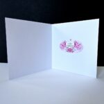 Valentine's- Pink Rose Mouse Mat and Single Card