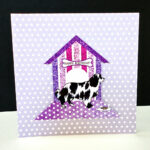 Polka Dot King Charles Spaniel Happy Birthday Card