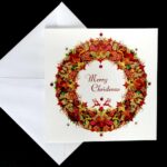 Red Reindeer Merry Christmas Garland