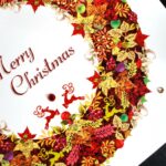 Red Reindeer Merry Christmas Garland