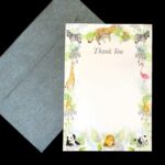 Safari Into The Wild - Pack of Six Thank You Cards